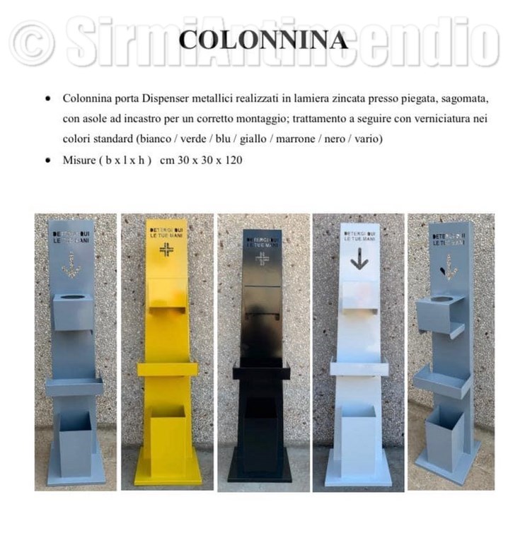 Piantana Totem Porta Dispenser